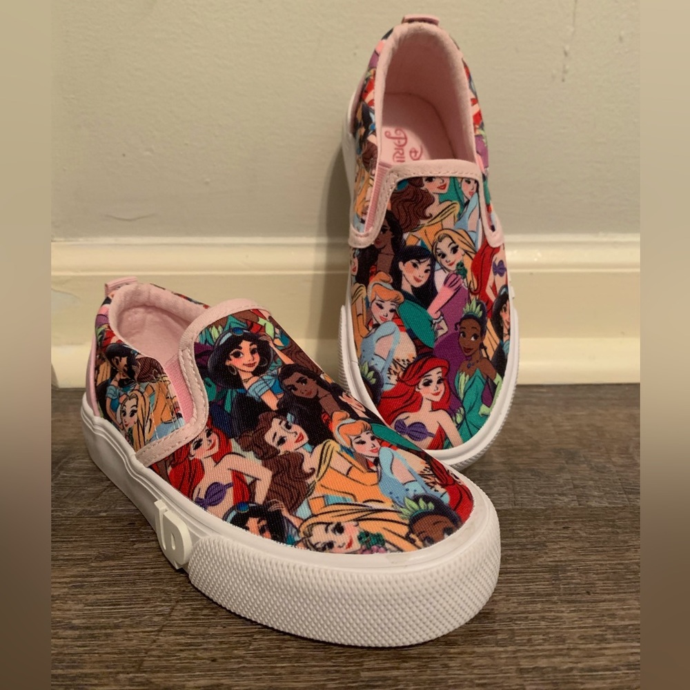 Ground UP Disney Princess slip on sneakers